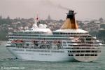 ID 3109 ARTEMIS (1984/44348grt/IMO 8201480, ex-ROYAL PRINCESS. Renamed ARTANIA in 2011) - sailing from Auckland, New Zealand after making her maiden call.In 2011, she was again renamed, this time taking the...
